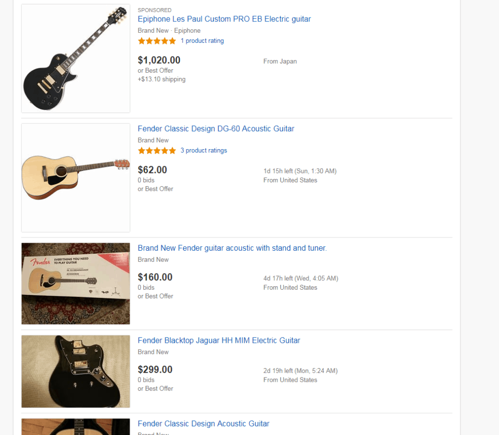 guitar offer price